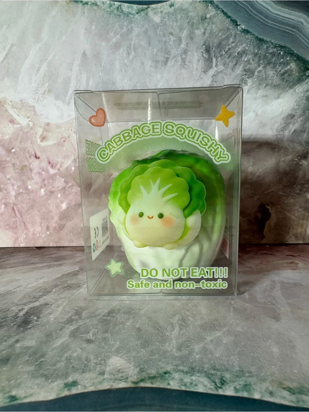 Stress Relief Toy - Green and White